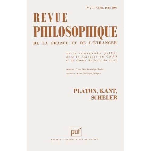 Platon, Kant, Scheler