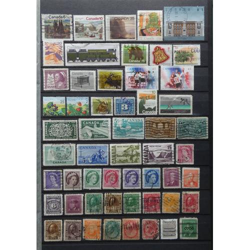 Lot De 77 Timbres Canada