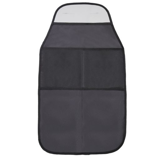 1pc Sac De Rangement Antidérapant Et Protection De Dossier De Siège De Voiture, Tapis De Sécurité Pour Bébé Et Enfant, Coussin Pour Donner Des Coups De Pieds, Organisateur À Poche, 1/2 Pièces "Nipseyteko"