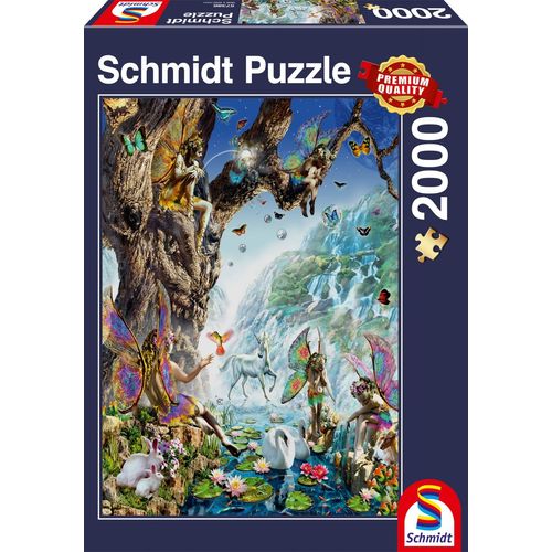 Puzzles Vallée Des Fées Des Eaux, 2000 Pcs