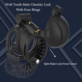 Dispositif de chasteté micro en acier inoxydable Cage de petite taille avec  anneau de coq en forme d'arc Jouets sexuels pour hommes Ceinture de