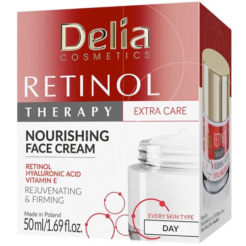 Delia - Crème Visage Jour Au Rétinol Et Acide Hyaluronique - 50ml 