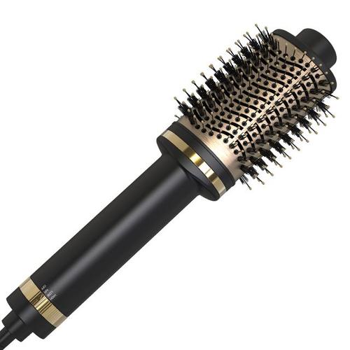 brosse à Air chaud 3.0 One Step peigne électrique pour lisser les cheveux sèche-cheveux et outil de coiffure noir et or bigoudi