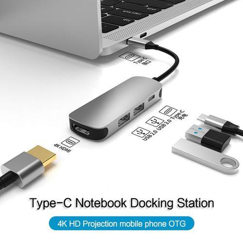 USB C HUB to 4K HDMI RJ45 SD/TF Multi USB 3.0 Port Fast Charge Adapter Type-C 3.1 For Microsoft Surface Pro 8 7 7+ 6 5 4 X Dock