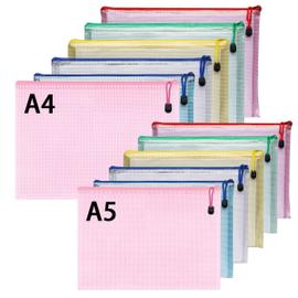 12 Pochette Porte-Document A4, Pochettes Plastique A4 Transparente