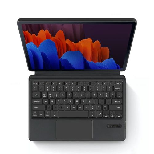 Clavier Bluetooth pour Samsung Galaxy Tab S7 Plus 12.4 pouces tablette russe français hébreu espagnol portugais T975 SM-T970