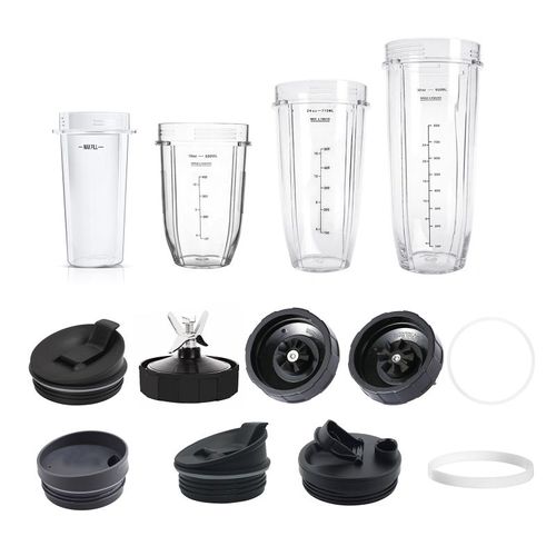 Ensemble de lames de mélangeur à 7 ailettes, pour remplacer l'ancien support de lame de mélangeur, tasses, couvercles, adapté pour mélangeur Nutri Ninja 1000w, livraison directe