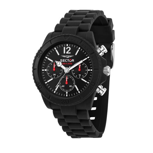 Montre-Bracelet Homme Sector Multifonction Bracelet Silicone Noir Use51549001