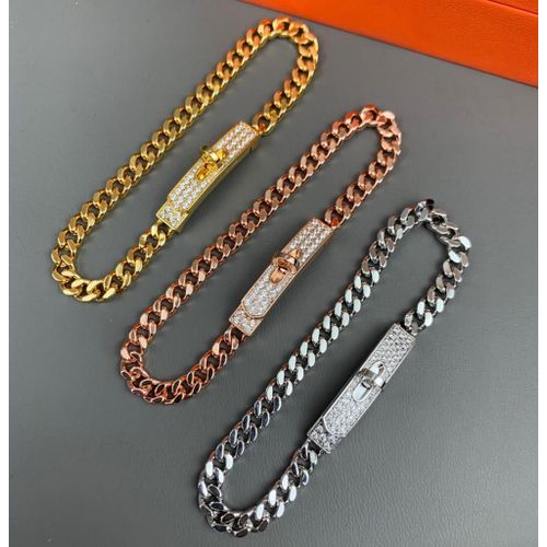 Bracelet En Argent Sterling 925 Pour Femmes, Bijoux De Mariage, De Fiançailles, Avec Serrure Torsadée, Or Rose, Marque Européenne, Tendance
