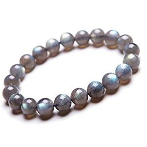 Bracelet En Labradorite 100% Naturelle Pour Femmes, Perles Rondes En Cristal Extensible, 6mm, 7mm, 8mm, 9mm, Livraison Directe