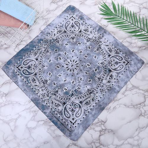 Foulard Carré En Coton Pour Hommes Et Femmes, Style Hip Hop, Rouge, Imprimé Paisley, Pour Le Cou Et Le Poignet, Bandana, 55x55cm, 2020