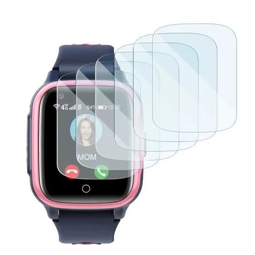 [Pack X6] Protection Écran Verre Flexible Pour Elejafe Montre Gps Enfant - Karylax - Fibre De Verre - Blanc