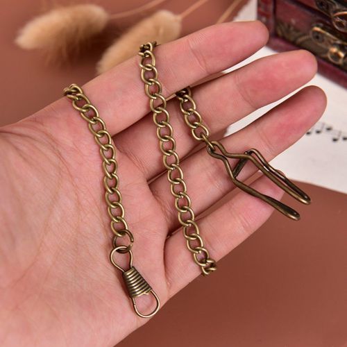 Chaîne Pour Montre À Quartz Antique, En Alliage De Bronze, Tendance, 1 Pièce