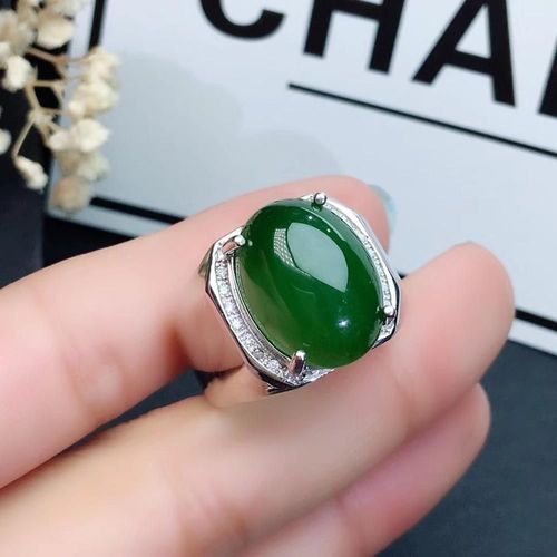 Bague En Argent Sterling 925 Incrustée De Jaspe Naturel Pour Homme, Bague De Support De Détection Populaire