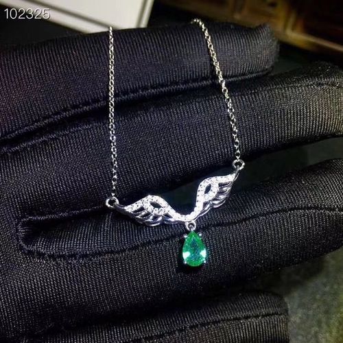 Bijoux En Argent Sterling 925 Incrustés, Pendentif En Opale Émeraude Naturelle Topaze, Support De Détection Tendance Pour Femmes