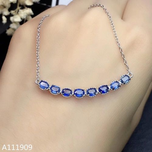 Bijoux Boutique En Argent Sterling 925 Incrusté De Saphir Naturel Pour Femmes, Pendentif Pour Collier, Détection Fine