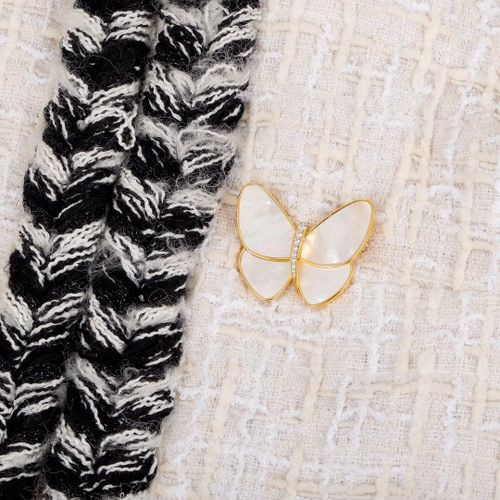 Broches Papillon En Argent Pur 925 Pour Femmes Et Filles, Bijoux De Fête De Luxe Exquis En Zircon