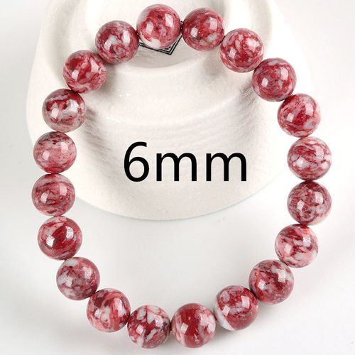 Bracelet En Jaspe Rouge Naturel Pour Hommes Et Femmes, Perles Rondes En Cristal Extensible 10mm 11mm 12mm 13mm 14mm Aaaaa