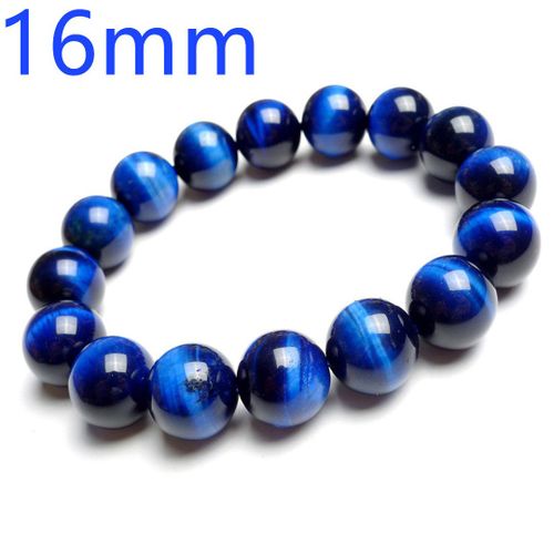 Bracelet ¿Il Bleu Naturel Pour Femmes Et Hommes, Bijoux De Guérison, Cadeau De Richesse, Perles Rondes En Cristal, Brins De Pierre Aaaaa 10mm 12mm 14mm