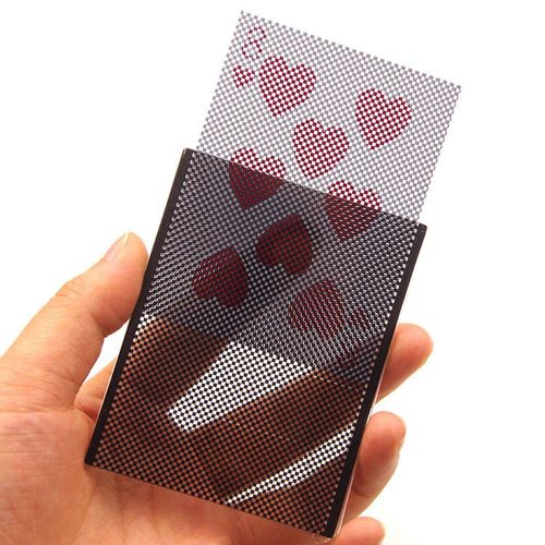 Carte De Poker En Plastique À Manches Changeantes, Gros Plan, Accessoires Magiques, Papier De Jeu De Rue Merveilleux, Illusion De Disparition