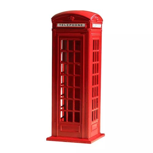 Coffre-Fort En Métal,Tirelire De Banque,Cabine De Téléphone,Vintage,Londres,Pot D'épargne Rétro,Boîte Aux Lettres Britannique,Pot,Piliers,Banques De Rue - Type Telephone Booth