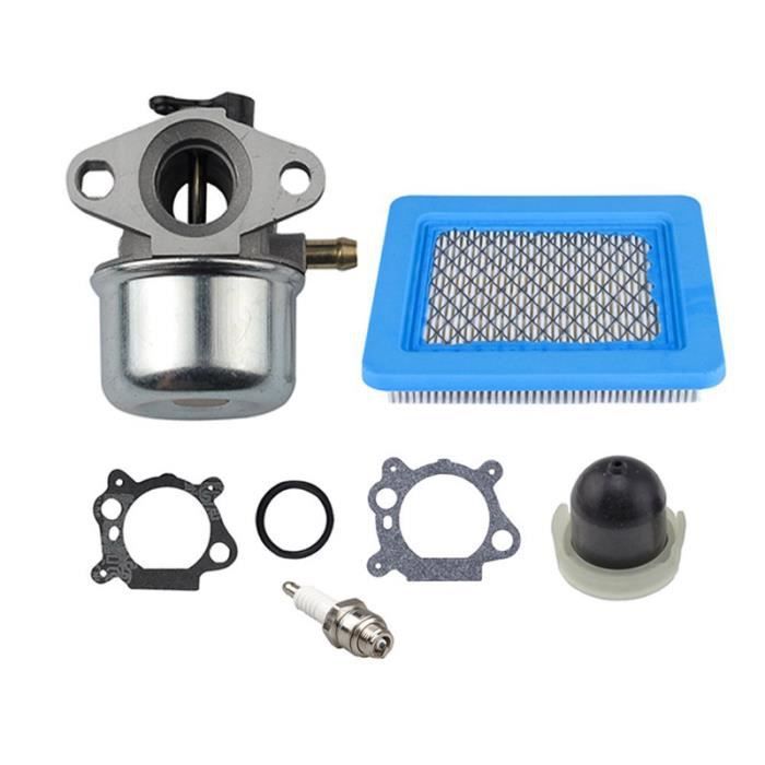 Kit Filtre Air + Bougie Allumage Pour Tondeuse Briggs & Stratton 625/650/675 - Compatible 3.5-6.5 CV - Remplace 491588S