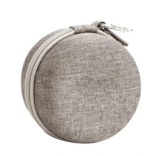 Boîtier De Rangement Étanche Rigide Portable,Boîte De Voyage Pour Montre-Bracelet,Sac De Transport Anti-Poussière,Housse De Protection À Fermeture Éclair Unique - Type Grey