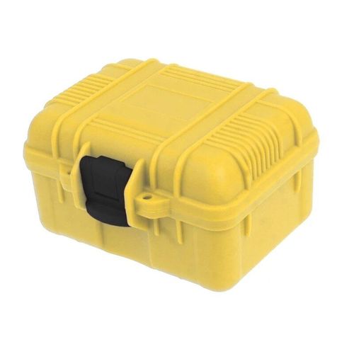 Boîtier Montre Durable À 1 Fente,Boîte Rangement Montre En Plastique Portable,Organisateur Montre Étanche,Boîtier - Type Yellow