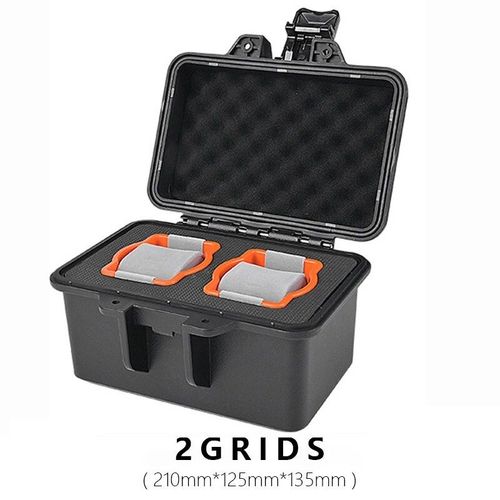 Valise De Montre Étanche À 8 Grilles,Présentoir De Bijoux,Mallette De Rangement,Anti-Chute,Goutte,Oreiller,Boîte À Outils - Type 2grids