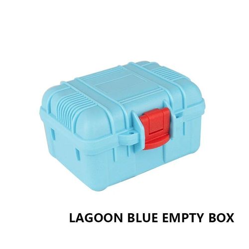 Boîte De Rangement De Montre En Plastique Abs Portable 1 Fente,Boîte De Rangement Étanche Pour Boîtier De Montre,Boîte De Rangement Pour Pièces Fines - Type Lagoon Blue #C