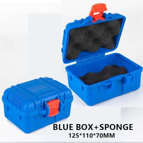 Boîte De Rangement De Montre En Plastique Abs Portable 1 Fente,Boîte De Rangement Étanche Pour Boîtier De Montre,Boîte De Rangement Pour Pièces Fines - Type Blue #A