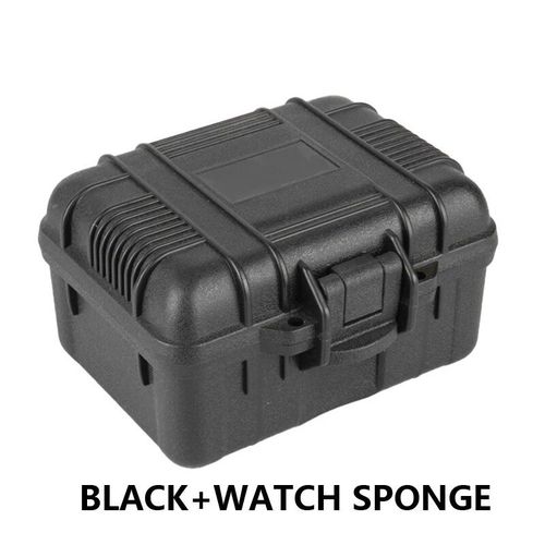 Boîte De Rangement De Montre En Plastique Abs Portable 1 Fente,Boîte De Rangement Étanche Pour Boîtier De Montre,Boîte De Rangement Pour Pièces Fines - Type Black #A
