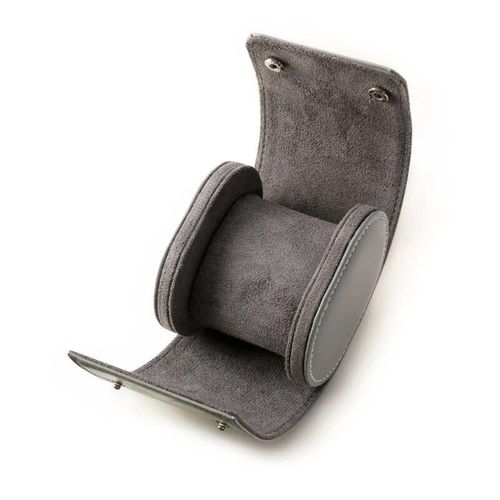 Boîte De Rangement Étanche En Cuir Pu Pour Montres De Voyage,Présentoir À Bijoux,Rouleau De Montre,Étui À 1/2/3 Emplacements,Rouge,Gris,Noir - Type Grey