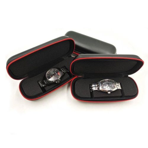 Boîte Oligwatch Portable Étanche,1 Pièce,Support De Montre,Boîte De Rangement De Montre À Fermeture Éclair Pour Exposition