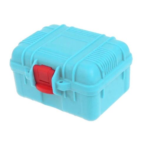 Boîte De Montre De Protection Boîte De Rangement De Montre Organisateur De Montre Étanche Matériel Abs En Gros - Type Blue