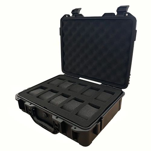Boîte De Collection De Montres Haut De Gamme Étanche À 10/12 Grilles,Boîte De Sécurité De Protection Antique,Épaissie Avec Éponge,Boîte Étanche À L'humidité - Type 10 Grid