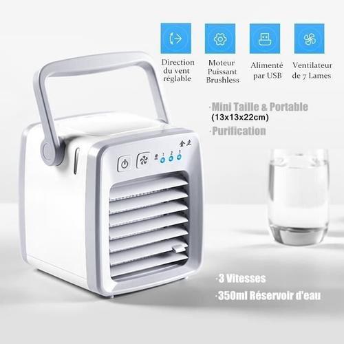 mini portable usb ventilateur climatiseur mobile humidificateur silencieux refroidisseur d'air maison bureau voyage l1484 m mo23472