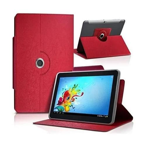 Housse Universelle - Asus - Zenpad Z380c - Rouge - Compatible Jusqu'à 19 Cm X 22,6 Cm - Synthétique