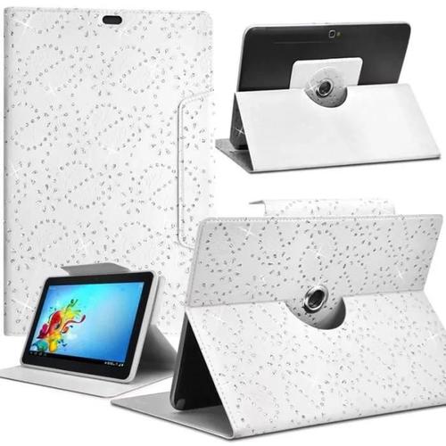 Housse Universelle - Logicom - L-Ixir Tab 840 - Blanc - 8 Pouces - Protection Contre Chocs Et Rayures