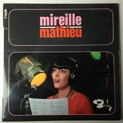 Mireille Mathieu Disque Vinyle 45 Tours -Titre Adieu A La Nuit
