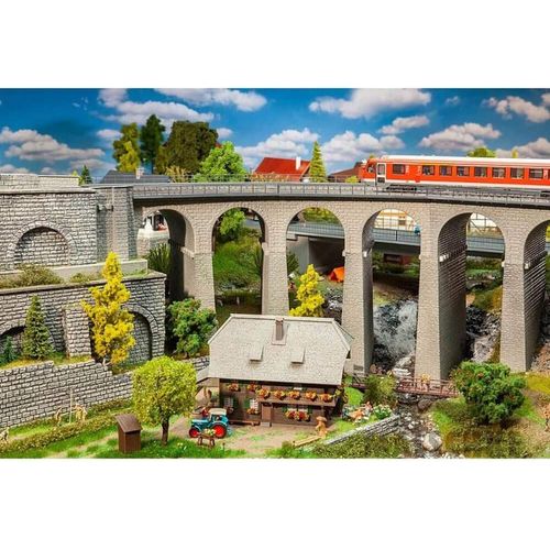 Faller Fa120466 Kit Viaduc 2 Voies Courbés-Faller
