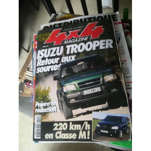 4x4 Magazine 211 De 1999 Isuzu Trooper 3.0 Td Citation,Nissan Patrol Gr 2.8 Tdi,Toyota Land Cruiser 3.0 Td,Mitsubishi Pajero 2.8 Td,Classe M Carlsson,Honda Hrv,Land Runner,Opel Frontera 2.3,2.8,2.5 Td