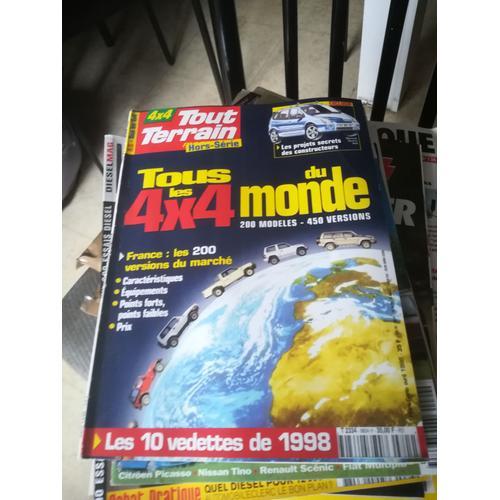 4x4 Tout Terrain Magazine Hors Serie 9804 De 1998 Tous Les 4x4 Du Monde