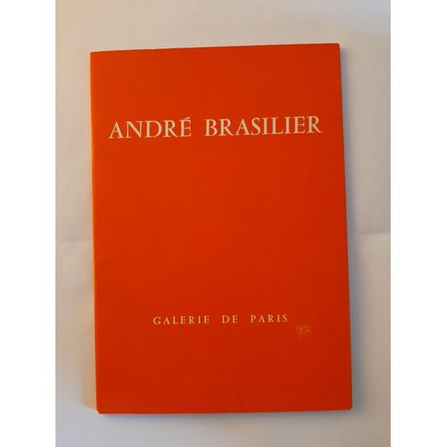 André Brasilier - Catalogue D'exposition À La Galerie De Paris - 22 Avril Au 31 Mai 1969