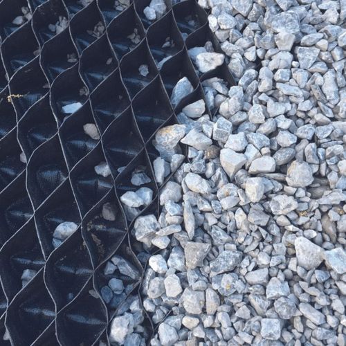 Stabilisateur de gravier flexible ? 50m² - Noir - BIDIM