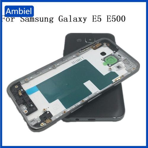 Coque Métallique De Batterie Étui Arrière Pour Samsung Galaxy E5 E500 E500f E500h