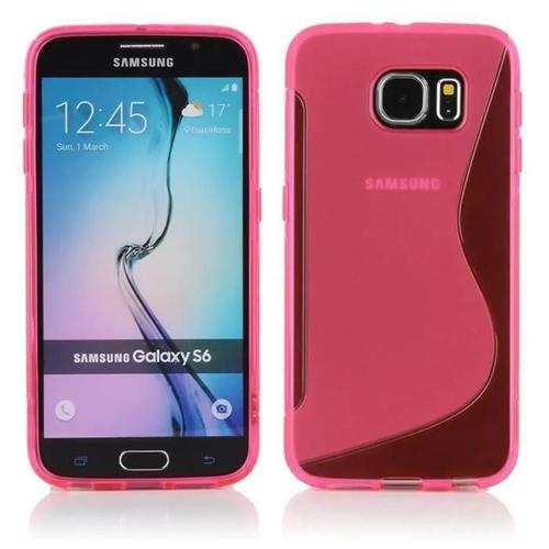 Coque Semi Rigide S-Line Couleur Rose Pour Samsung Galaxy S6