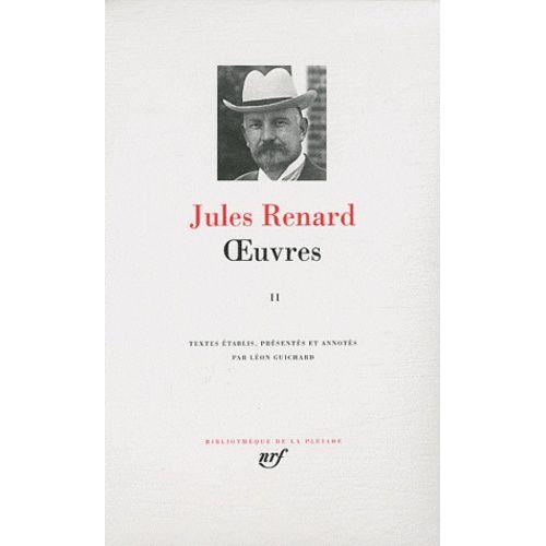 Oeuvres De Jules Renard Tome 2