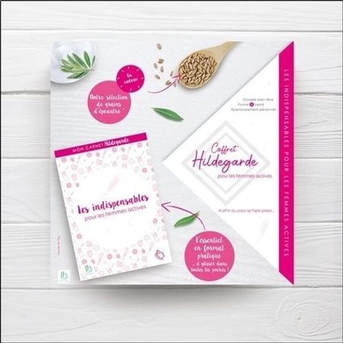 Coffret Hildegarde Pour Les Femmes Actives - Mon Carnet Les Indispensables Pour Les Femmes Actives