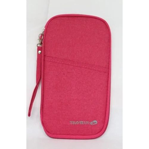NOVAGO® Nouvelle série Organiseur de voyage, de porte passeport, de billets , de monnaie, de cartes ( Fushia 2 )